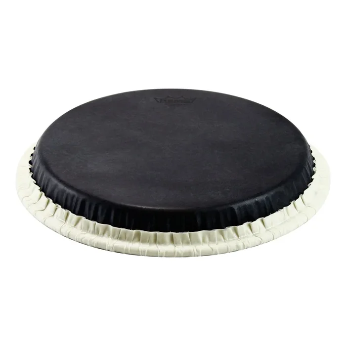 Remo Tucked Skyndeep Conga Drumhead – Black Calfskin Graphic 11.75″