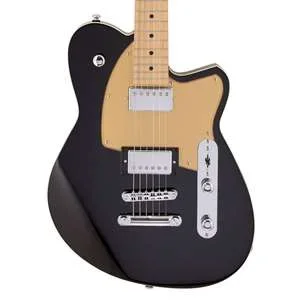 Reverend Charger HB – Midnight Black with Roasted Maple Fingerboard