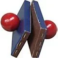 Rhythm Band SE753 Sand Blocks with Large Knobs Standard