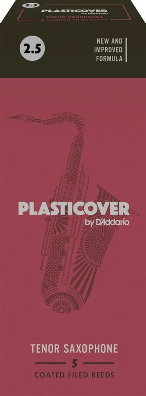 Rico Plasticover Tenor Sax Reeds, Strength 2.5, 5-pack