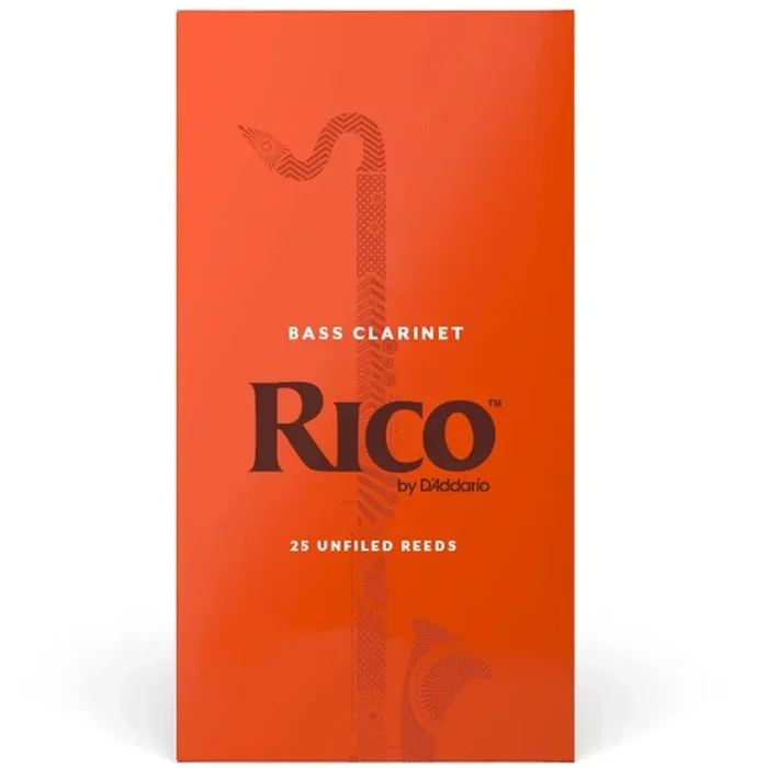 RICO REA2525 #2.5 Bass Clarinet Reeds, Box of 25