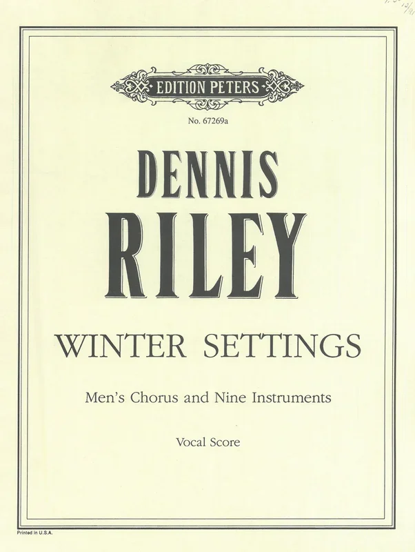 Riley: Winter Settings