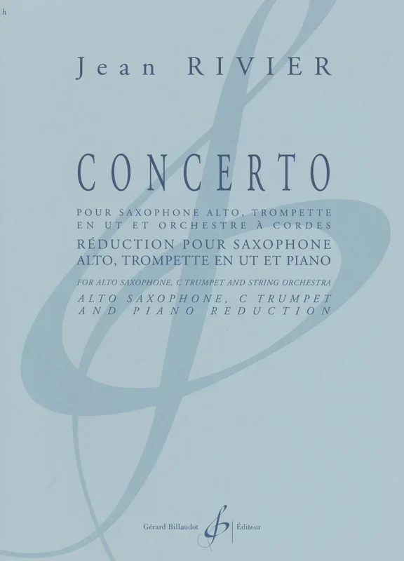 Rivier: Concerto for Alto Saxophone and Trumpet