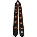 Road Runner Sun Jacquard Guitar Strap Bronze and Black Sun 2 in.