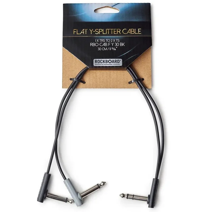 RockBoard Flat Y-Splitter Cable – 30cm