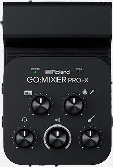 ROLAND GO:MIXER PRO-X – Smartphone Audio Mixer for Music Videos, Podcasts & Livestreaming, High-Quality Sound, Multi-Input Compatibility