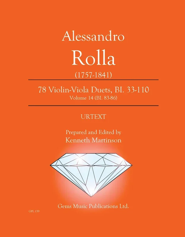 Rolla: Violin-Viola Duets – Volume 14 (BI. 83-86)