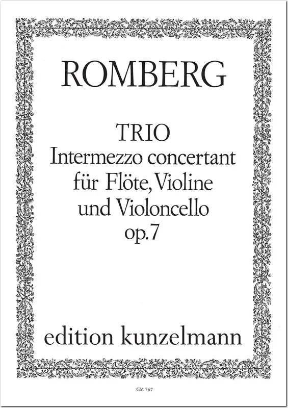 Romberg: Trio ( “Intermezzo concertant “), Op. 7