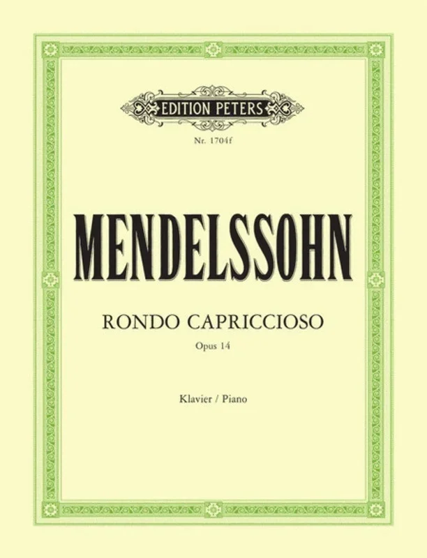 Rondo Capriccioso Op 14 Ed Kullak (Softcover Book)