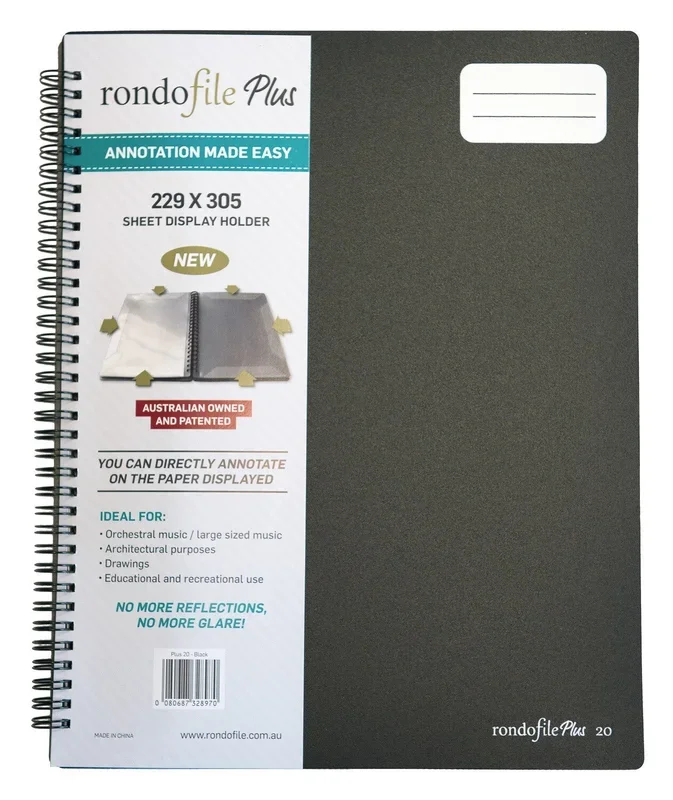 Rondofile Plus 20 Display Book (20 sheets)