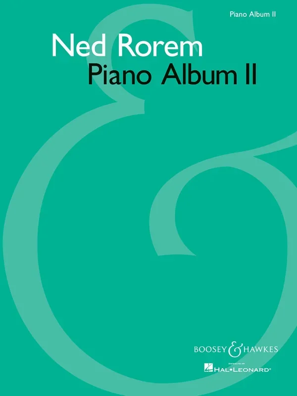Rorem: Piano Album II
