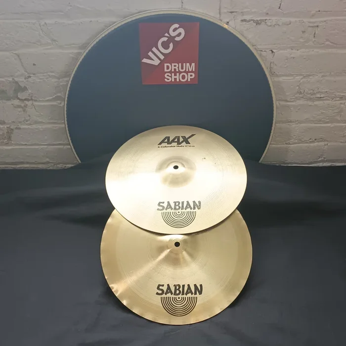 Sabian 14″ AAX-X-Celerator Hi Hat pair, USED 1057/1378g
