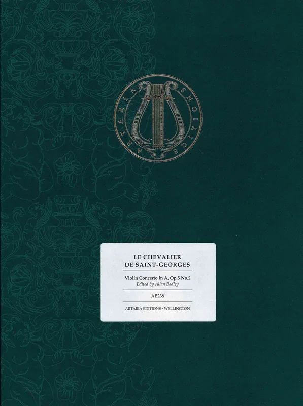 Saint-Georges: Violin Concerto in A Major, Op. 5, No. 2