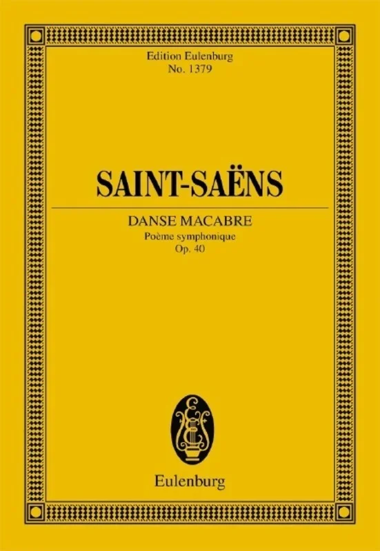 Saint-Saens – Danse Macabre Op 40 Study Score (Softcover Book)