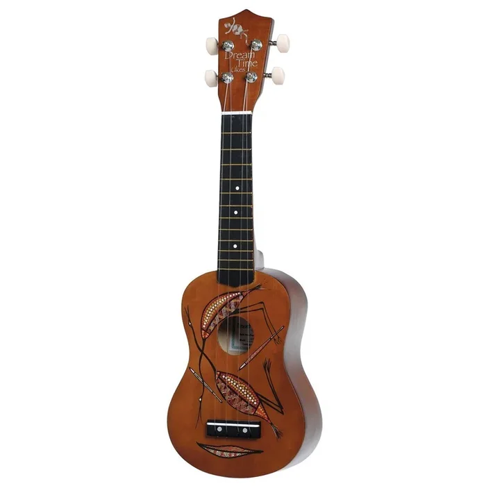 Sanchez ‘Dreamtime’ Aboriginal Soprano Ukulele (Brolga Birds)