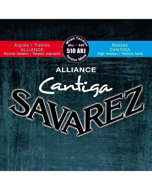 Savarez Alliance Cantiga Classical Guitar Strings, Mixed Tension, Full Set