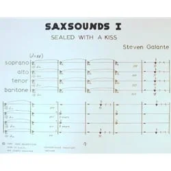 Saxsound I: Sealed With A Kiss – Saxophone Quartet (SATB)