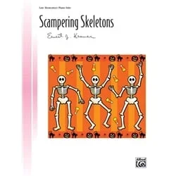 Scampering Skeletons – Halloween Piano Teaching Piece