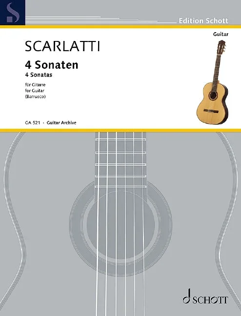 Scarlatti: 4 Sonatas (arr. guitar)