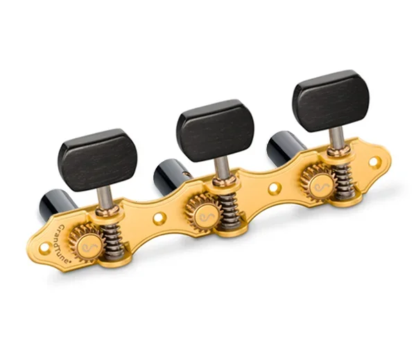 Schaller GrandTune Classic Hauser SatinGold/Ebony Black rollers
