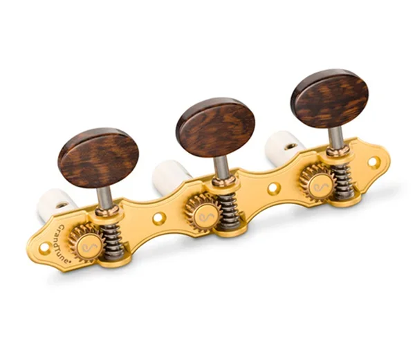 Schaller GrandTune Classic Hauser SatinGold/Snakewood White rollers