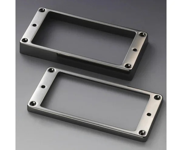Schaller Guitar Pickup Frame-FlatLow Ruthenium 1H-17040611