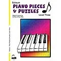 Schaum Piano Pieces & Puzzles (Level 3 Early Inter Level) Educational Piano Book by Al Rita Standard