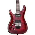 Schecter Guitar Research Hellraiser C-1 With Floyd Rose Sustaniac Left-Handed Electric Guitar Black Cherry