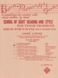 School of Sight Reading and Style, Book A – Trombone
