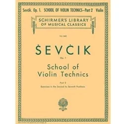 School of Violin Technics, Op. 1, Part 2 – Violin
