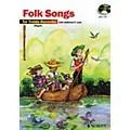 Schott The Most Beautiful Folk Songs (Fun and Games with the Recorder) Schott Series Softcover with CD Standard