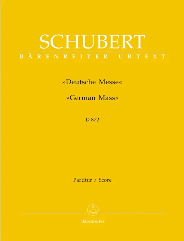 Schubert: German Mass D872 – Full Score