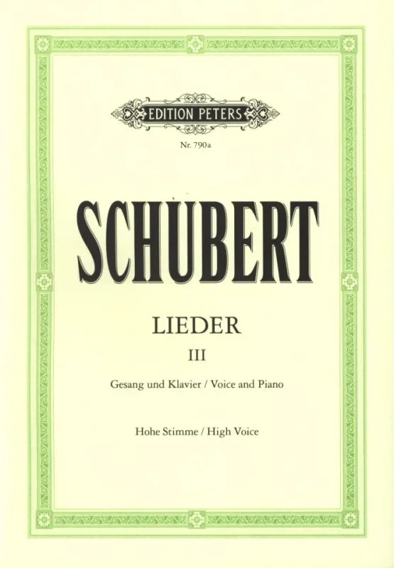 Schubert: Lieder – Volume 3