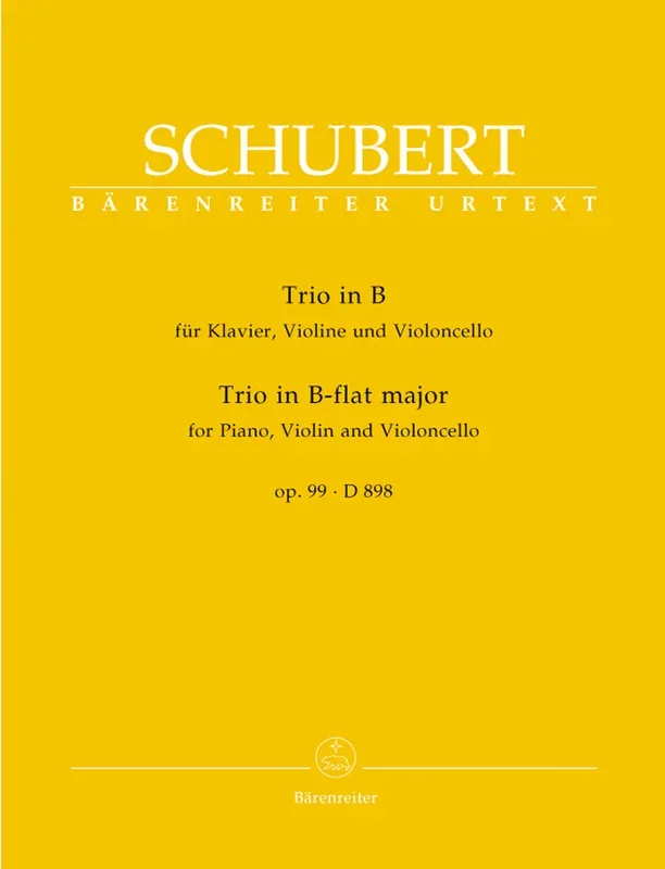 Schubert: Piano Trio in B-flat Major, Op. 99, D 898