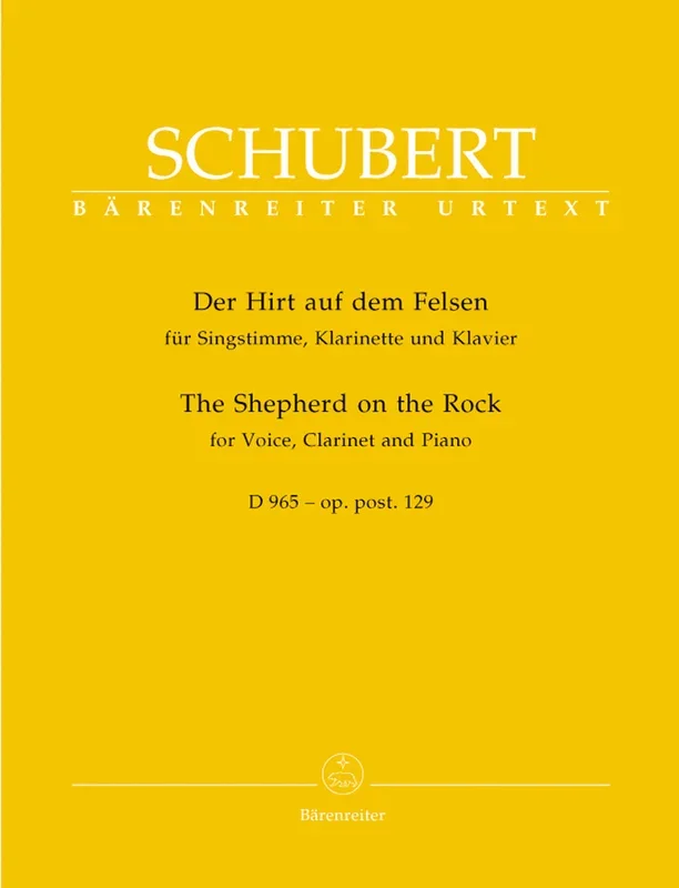Schubert: The Shepherd on the Rock, Op. posth. 129, D 965