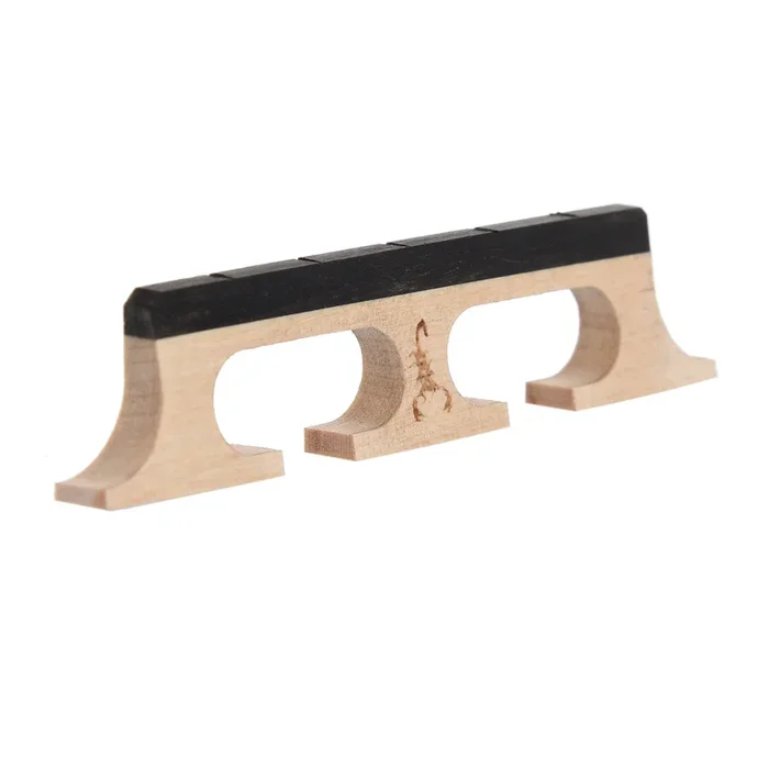 Scorpion Maple 5-String Banjo Bridge, 5/8″ Height, Crowe Spacing