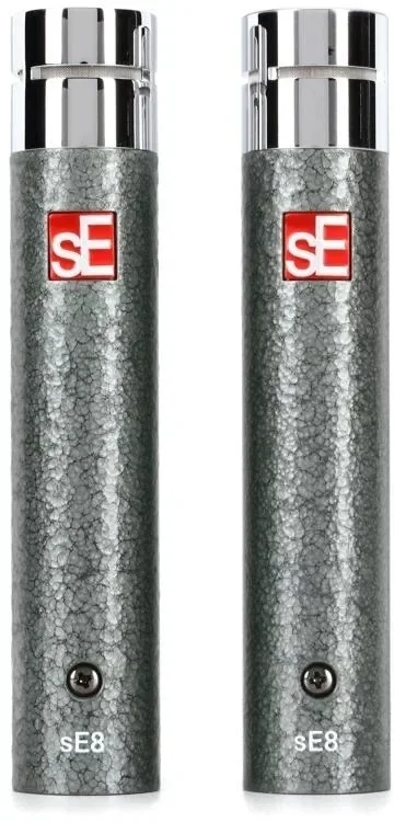 sE Vintage Edition sE8 Matched Pair Handcrafted Small Diaphragm Cardioid Condenser Microphones
