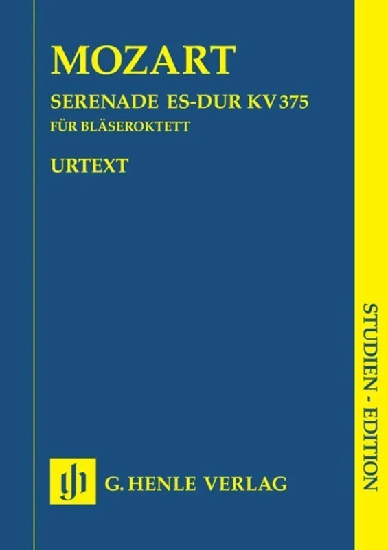 Serenade K 375 E Flat Octet Study Score Book