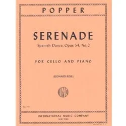 Serenade, Op. 54, No. 2 – Cello and Piano