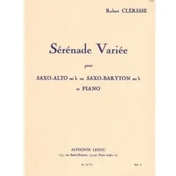 Serenade Variee – Alto (or Baritone) Sax and Piano