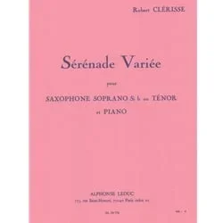 Serenade Variee – Tenor (or Soprano) Saxophone and Piano