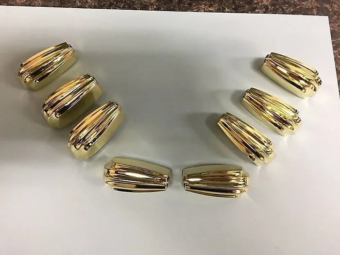 Set of 8 – Slingerland Radio King Brass Plated Tom & Snare Lugs