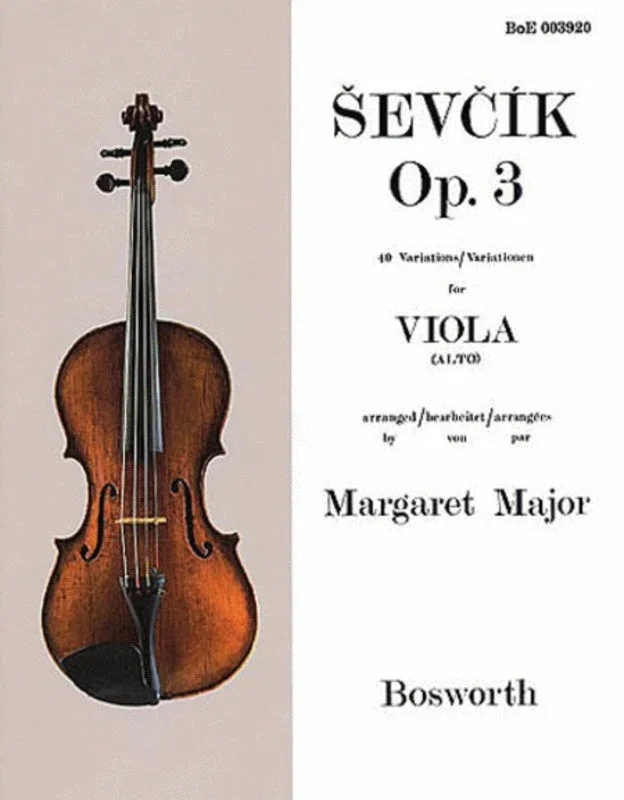 Ševčík: Viola Studies Op. 3 – Forty Variations