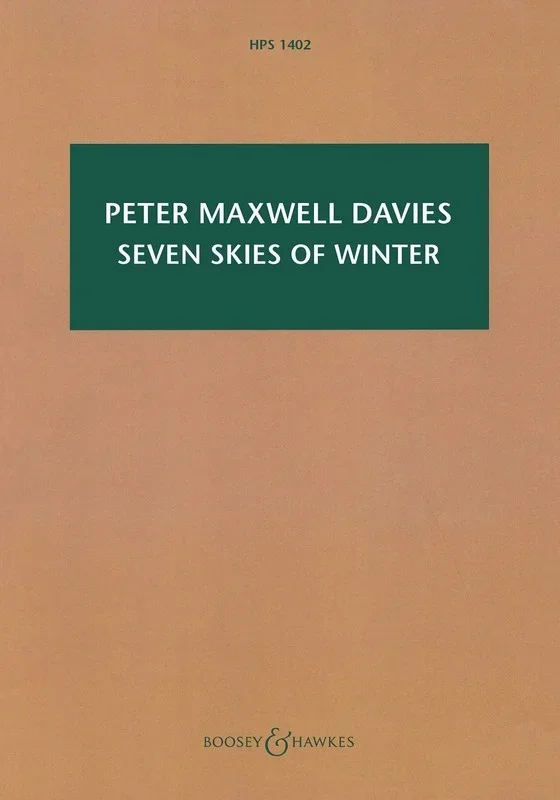 Seven Skies Of Winter Study Score Book