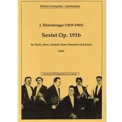 Sextet, Op. 191b – Woodwind Quintet with Piano