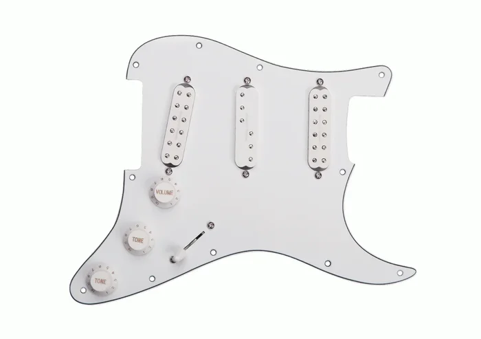 Seymour Duncan Pickguard Assembly Everything Axe White Pickup