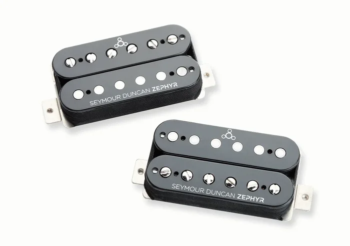 Seymour Duncan ZS 1s Zephyr Silver Humbucker Set Black Pickup