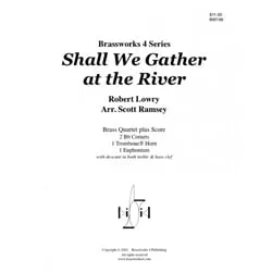 Shall We Gather at the River? – Brass Quartet