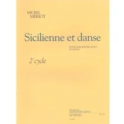 Sicilienne Et Danse – Alto Saxophone and Piano