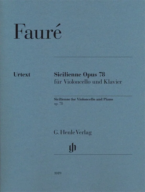 Sicilienne Op 78 Book